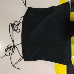 Tie Strap Satin Tank